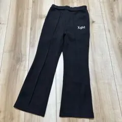 エックスガール　黒 フレアパンツ120