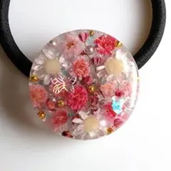 レジンヘアゴム☆No.456 オーバルリボン - メルカリ