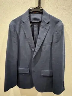 ORIHICA ジャケット ネイビー チェック 春夏 ソロテックス M相当