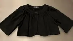 COMME CA ISM キッズ　ボレロ　120 黒