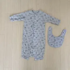 『ロンパース・スタイセット』 ツーウェイ・ドレスオール 50-70cm ベビー服