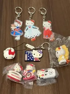 ハローキティ キーホルダー ミニフィギュア9個まとめ売りセット