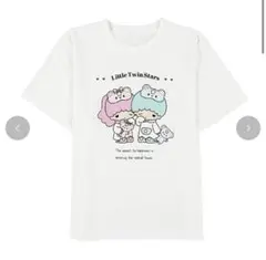 ★新品 リトルツインスターズ キキララ 半袖 Tシャツ ホワイト しまむら