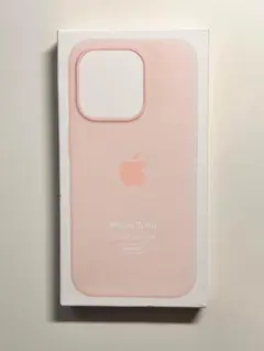 【新品】純正 iPhone 15 Pro シリコンケース・ライトピンク②