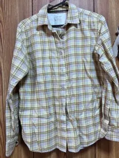 無印良品　両面起毛フランネルレギュラーカラー長袖シャツ　Sサイズ