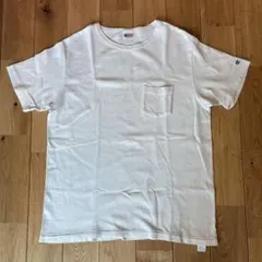 Champion ポケットTシャツ C8-K342 ホワイト