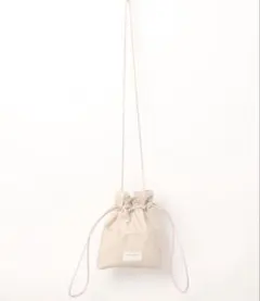 【beautiful people】STUDIOUS別注2WAYレザー巾着バッグ