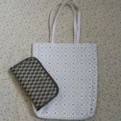 ロベルタディカメリーノ トートバッグ＆多機能ポーチ