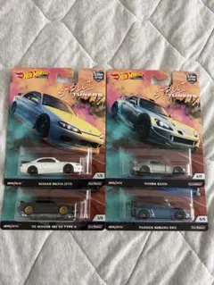 ホットウィール　ストリートチューナーズ　ミニカーセット 4台