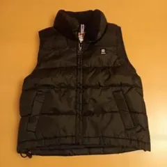 BOBSON ブラック ダウンベスト 100cm