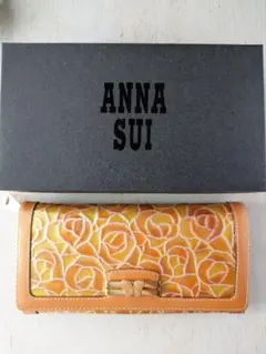【ANNA SUI】アナスイ　長財布　バラ柄　箱付き