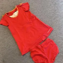 BURBERRY 赤色 上下セット 90cm