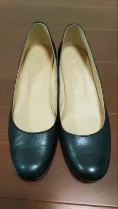 REGAL ブラック プレーンパンプス24.5㎝