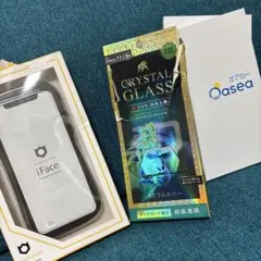 iPhone11 iFace ケース + 3Dクリスタルガラスフィルムセット