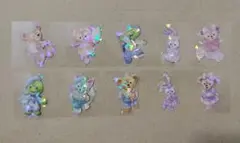 ダッフィー＆フレンズ　ロールシール　おすそ分け　10枚セット