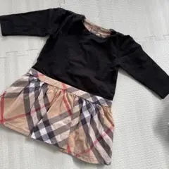 Burberry ベビー ワンピース 黒