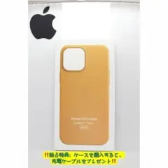 新品-互換品-iPhone13ProMaxレザーケース-ゴールデンブラウン金茶