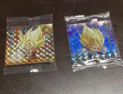 ドラゴンボールZ 超戦士シールウエハース 孫悟空 ベジータ