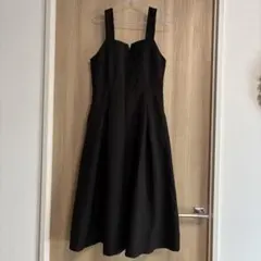 ハニーズ M 黒 キーネックジャンスカ ジャンパースカート