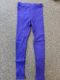 LOWRYS FARM キッズレギンス 紫 110-120cm
