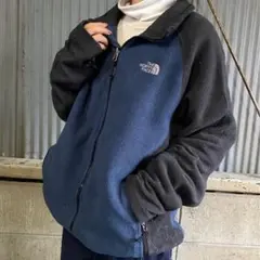THE NORTH FACE ザノースフェイス フリースジャケット古着 ネイビー