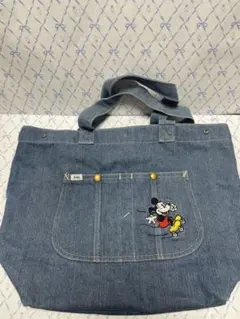 Lee ミッキーマウス デニムトートバッグ