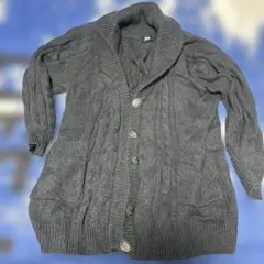 RCWB グレー ケーブルニットカーディガン