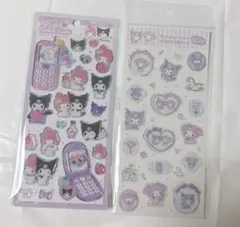 マイメロディ クロミ 平成はっぴーフォン シール