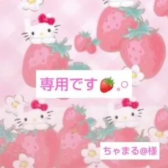 専用 いちご柄 オックス 生地