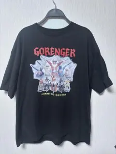 秘密戦隊ゴレンジャーTシャツ ブラックサイズＬ