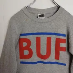 SHAKA BUF 長袖シャツ ロンT サーマルシャツ グレー メンズＳ