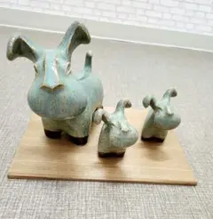 お値引き　干支　戌(いぬ)置物　縁起物　加藤五山 作　箱付