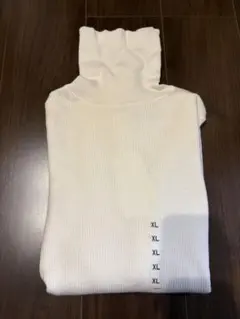 新品未使用UNIQLO メリノリブタートルネックセーターXL