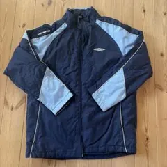 UMBRO ナイロンジャケット ネイビー ライトブルーのサムネイル