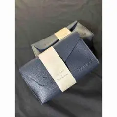 beniford ネイビー レザー 名刺入れ