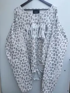 【GRANCY】 総柄ラインストーン グラフィックロンT