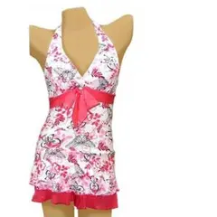 レディース Mサイズ 水着 ワンピース 体型カバー水着 G