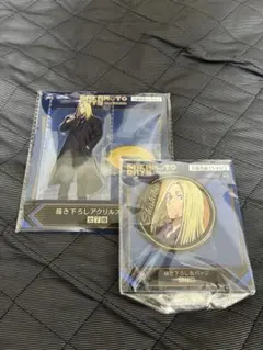 SAKAMOTO DAYS アクリルスタンド　缶バッジ　神々廻 2種GIGO限定