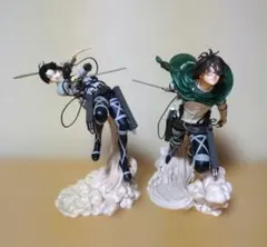 一番くじ 進撃の巨人 地鳴らし B賞 リヴァイ C賞 ハンジ フィギュアのサムネイル
