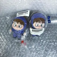 忍たま乱太郎　ほわぬい ぬいぐるみ マスコット 不破雷蔵 鉢屋三郎