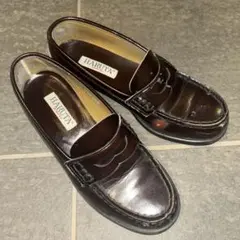 HARUTA ダークブラウン ローファー 中古 ハルタ 23.5
