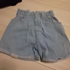 デニムショートパンツ ライトブルー