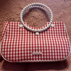 最終値下げ★サマンサベガのギンガムチェックバッグ