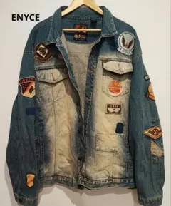 ワッペン デニムジャケット