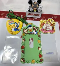 ディズニーランド　レトロ　チケットホルダー　3枚セット　希少