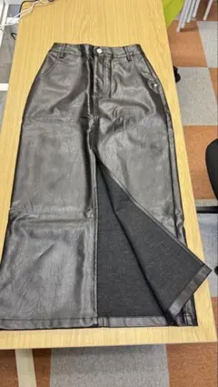 GRL 合成皮革 タイトスカート gm503 黒
