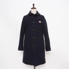 DANTON ウールモッサシングルフードジャケット 紺 サイズ34*JD1174