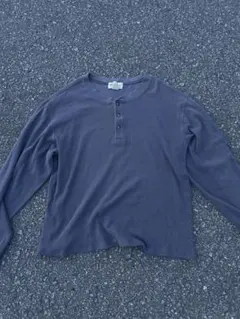 【90's 白タグ】 Eddie Bauer ヘンリーネック Mのサムネイル