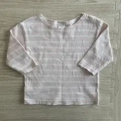 ☆バースデイ futafuta ピンク ストライプ Tシャツ 80☆
