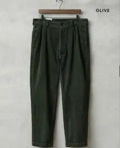 WAIPER.inc M-52ツータ ックコーデュロイトラウザーストレート